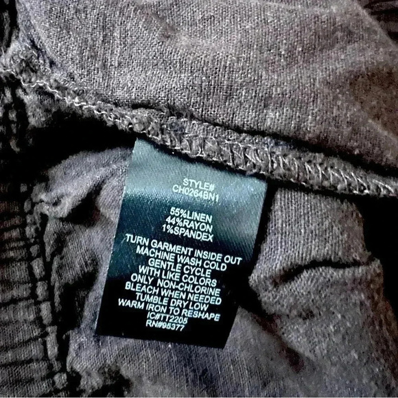 NWT Sanctuary Chocolate Brown Linen Blend Shorts - Picture 3 of 4